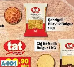 TAT ŞEHRİYELİ PİLAVLIK BULGUR TAT ŞEHRİYELİ PİLAVLIK BULGUR